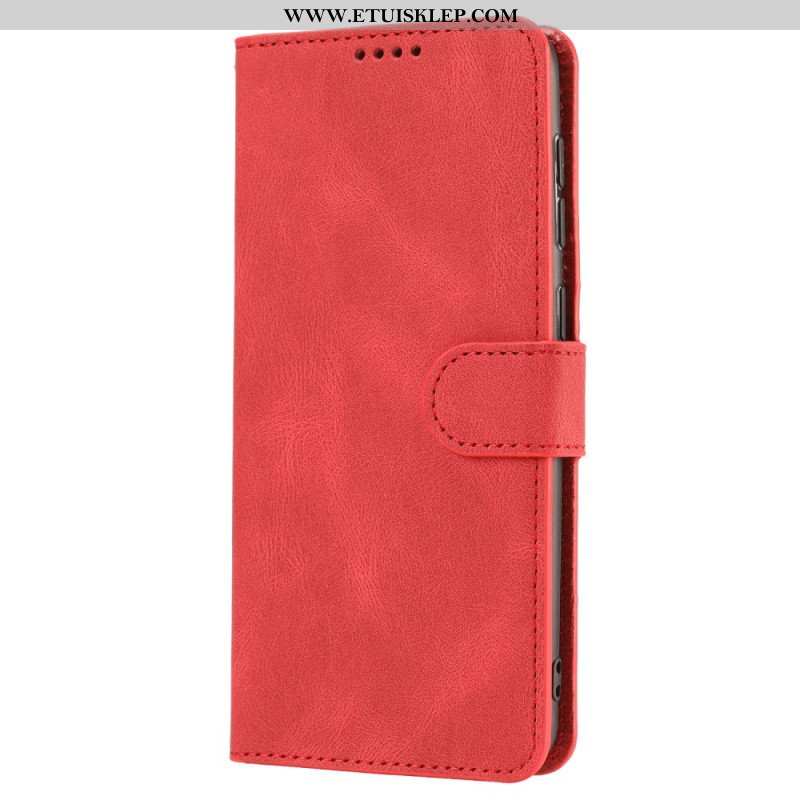 Etui Folio do Xiaomi Redmi Note 12 5G z Łańcuch Paski W Stylu Retro